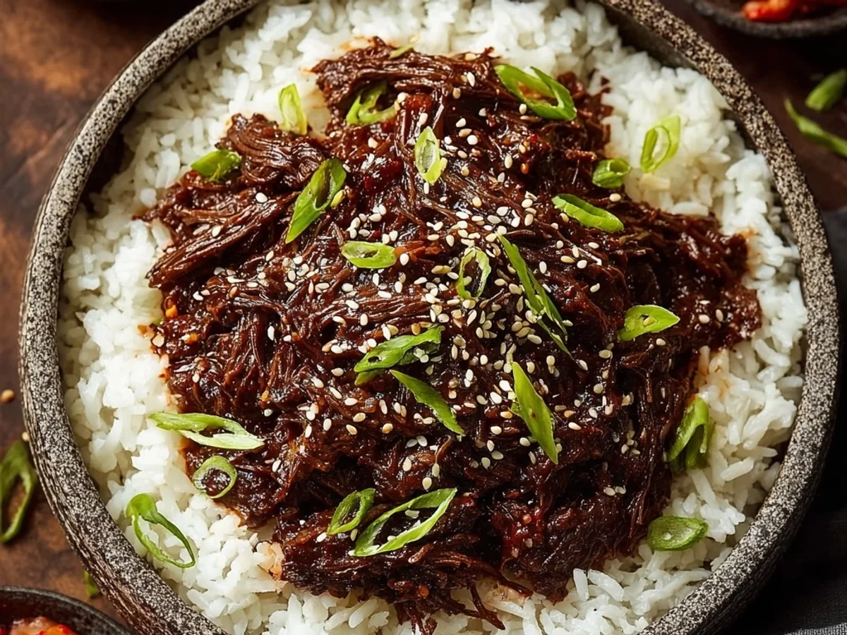 Slow Cooker Korean Beef: Easy Family Dinner - Image 1