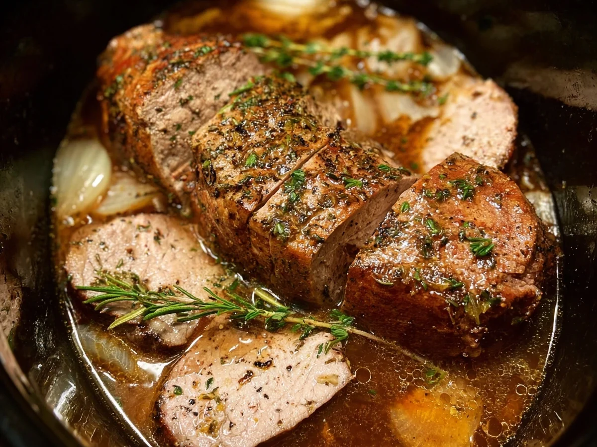 Slow Cooker Lamb Tenderloin: Effortless & Flavorful - Image 1