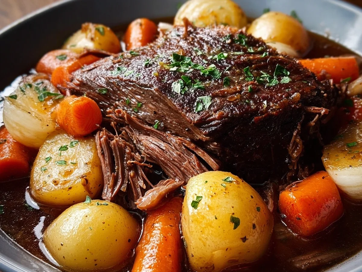 Slow Cooker Pot Roast with Potatoes & Carrots - Image 2