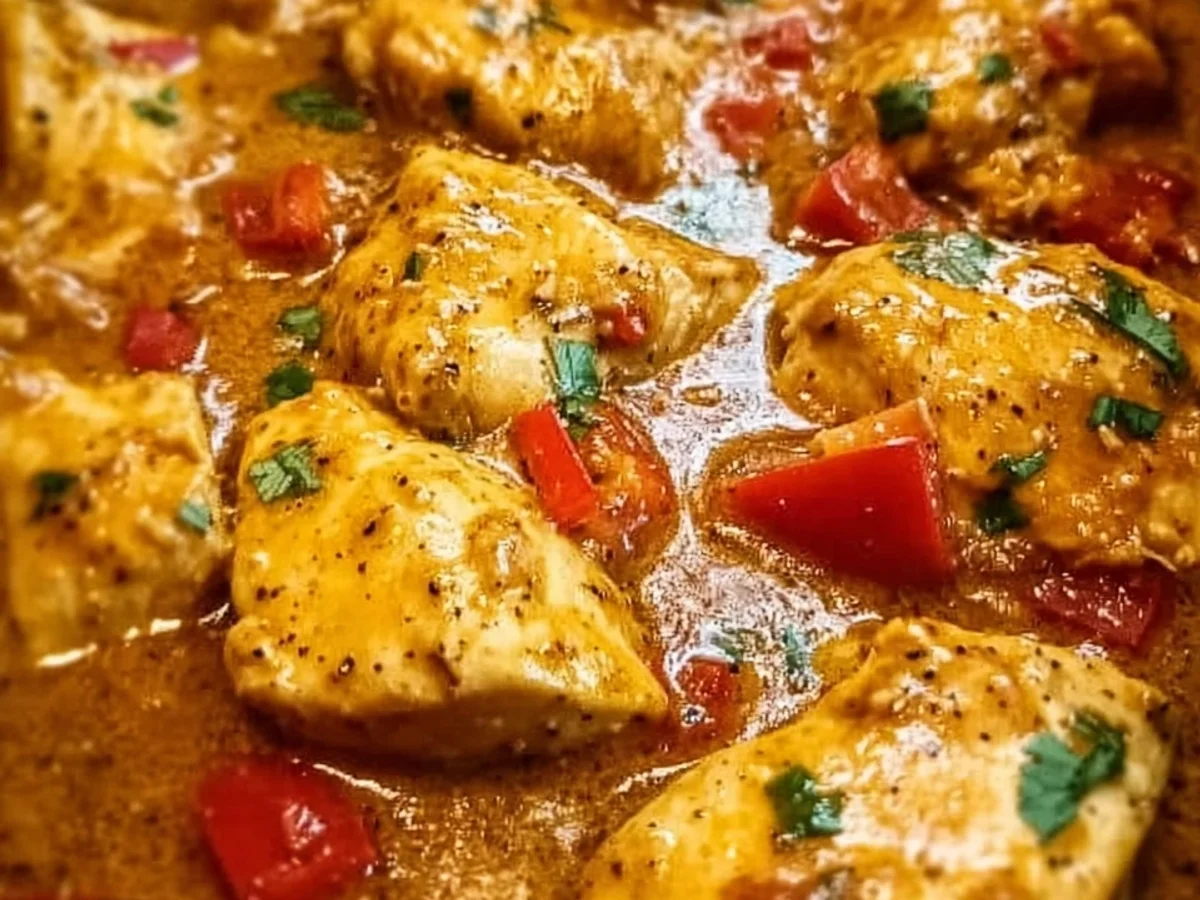 Slow Cooker Thai Peanut Chicken: Easy Crockpot Meal - Image 1