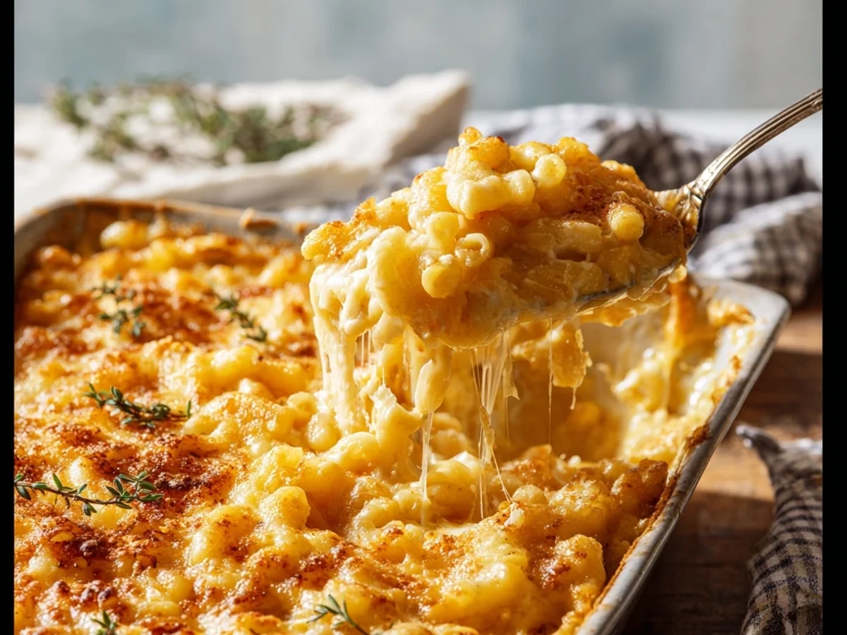 Southern Baked Macaroni Cheese: A Homestyle Comfort - Image 1