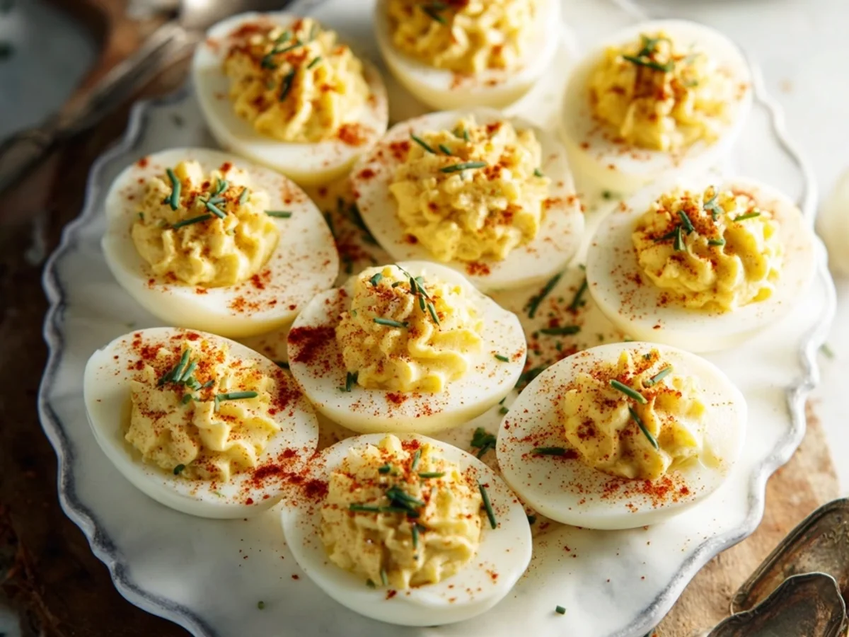 Southern Deviled Eggs Recipe: Tangy & Creamy Classic - Image 1