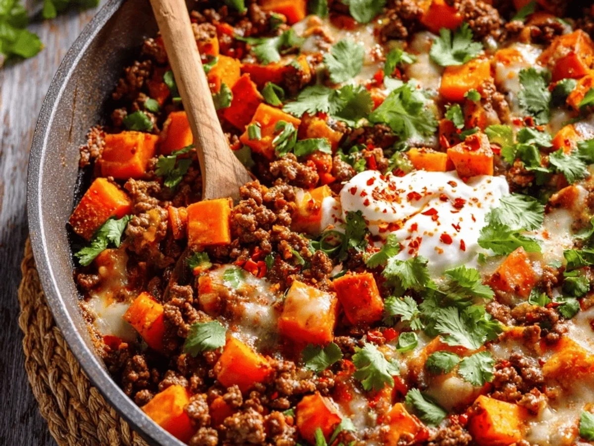 Southwest Ground Beef & Sweet Potato Skillet: Cozy Comfort! - Image 2