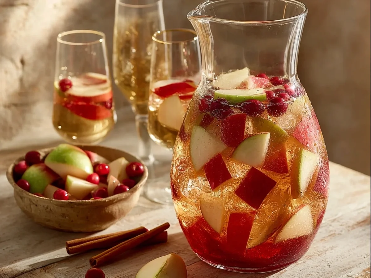 Sparkling Apple Cider Sangria: A Fall Favorite - Image 1