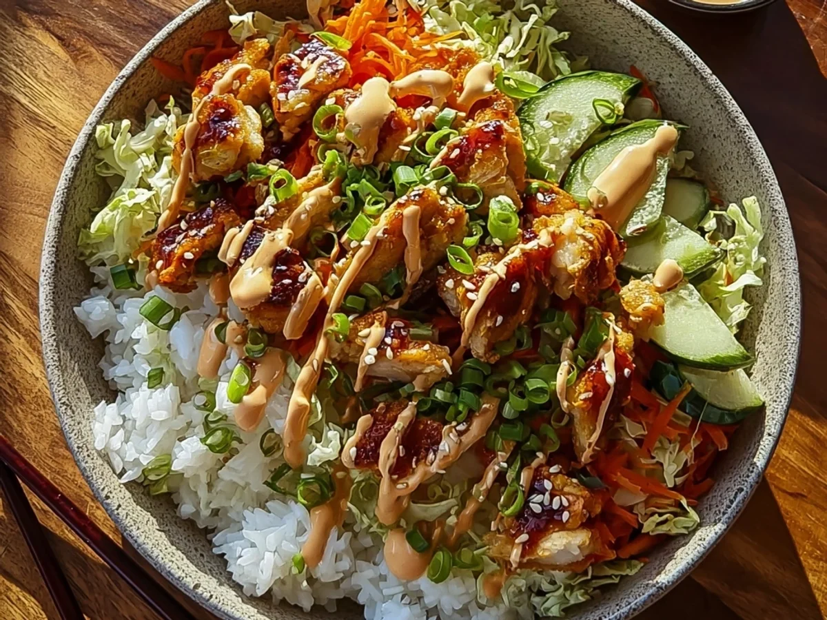Spicy Crispy Bang Bang Chicken Bowl Recipe - Image 2