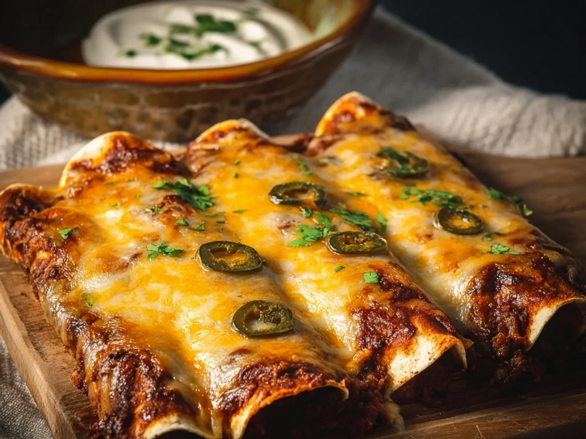 Spicy Venison Enchiladas with Smoky Red Sauce - Image 1