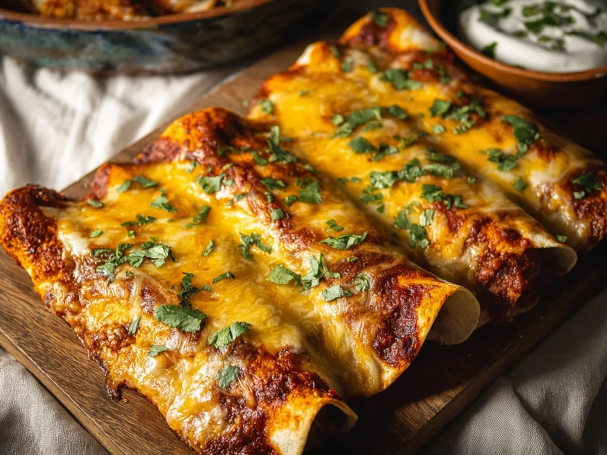 Spicy Venison Enchiladas with Smoky Red Sauce - Image 2