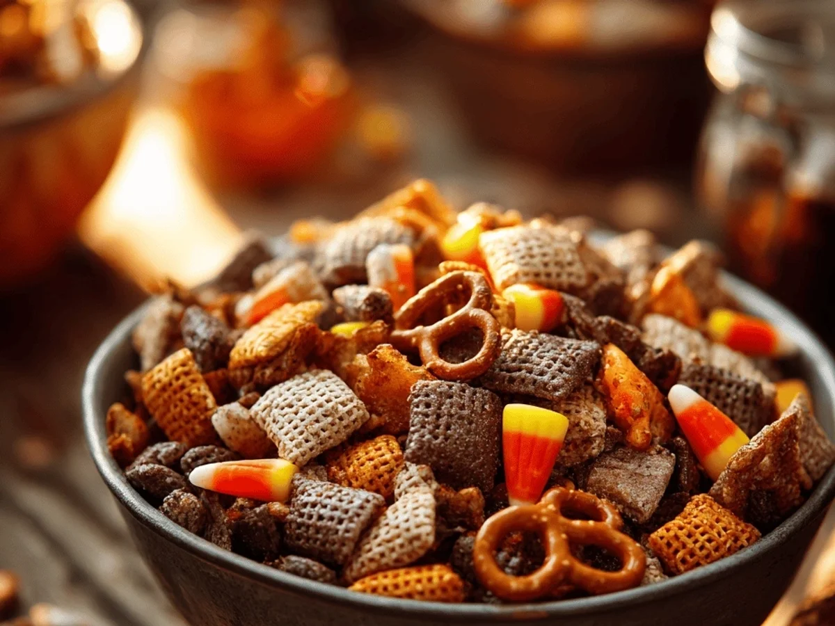 Spooky Halloween Muddy Buddies: A Not-So-Scary Treat - Image 1