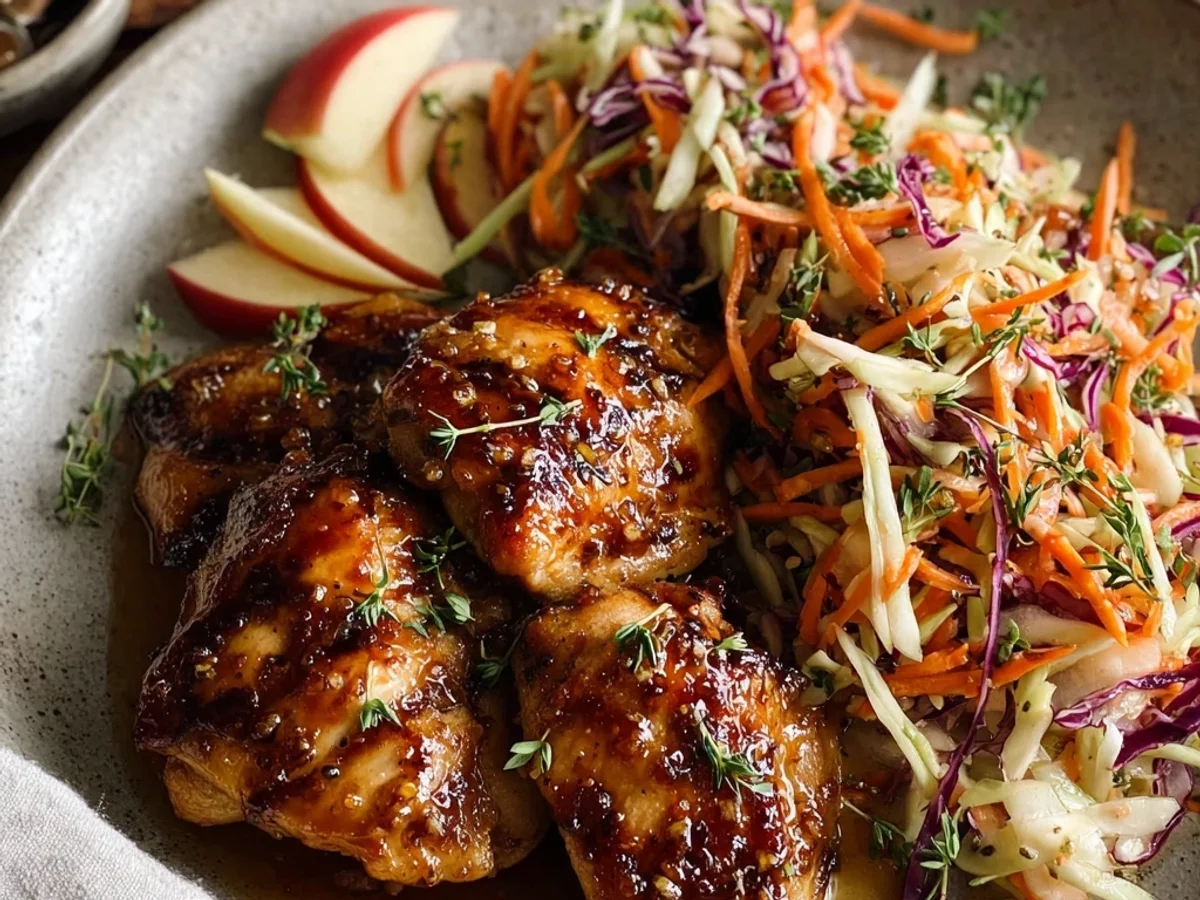 Sticky Apple Cider Chicken: A Sweet & Tangy Weeknight Meal - Image 1