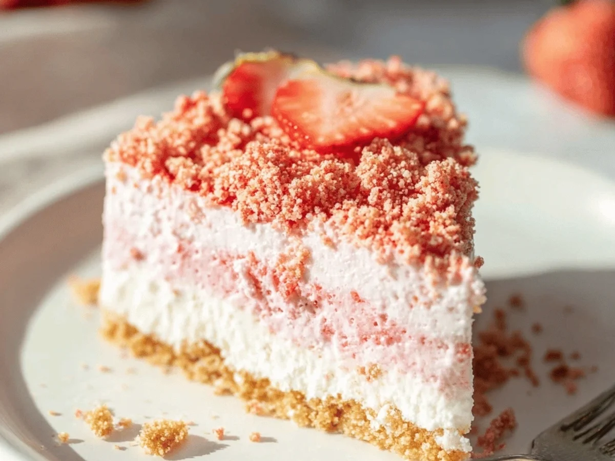 Strawberry Crunch Cheesecake: Easy Recipe - Image 2