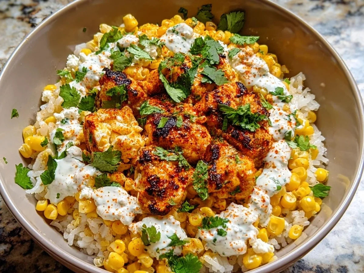 Street Corn Chicken Rice Bowl: Flavorful Weeknight Meal - Image 2