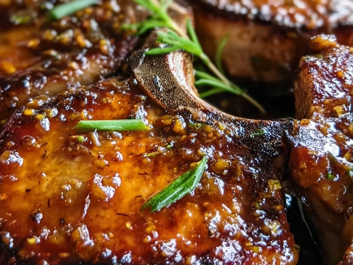 Sweet & Savory Brown Sugar Garlic Lamb Chops - Image 1