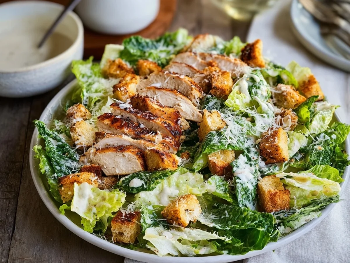 Tangy Chicken Caesar Salad: My Simple Homestyle Recipe - Image 2