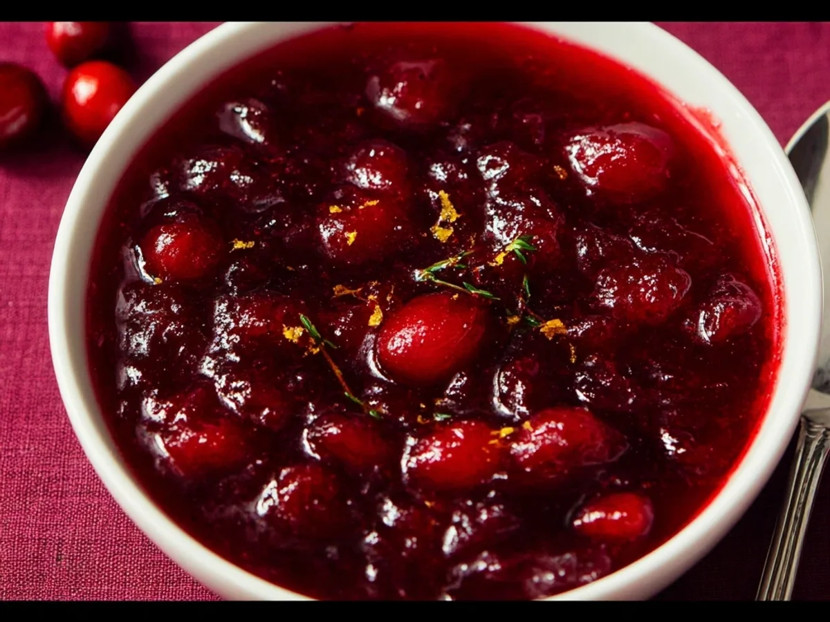 Tangy Festive Cranberry Sauce: Easy Homemade Recipe - Image 1