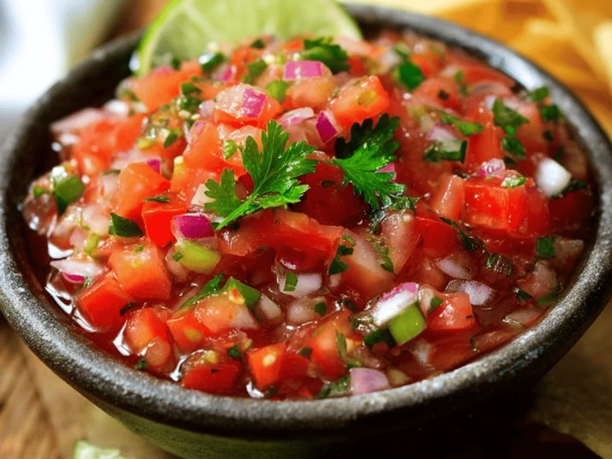 Tangy Fresh Cilantro Lime Salsa: Zesty Dip for Any Meal - Image 1