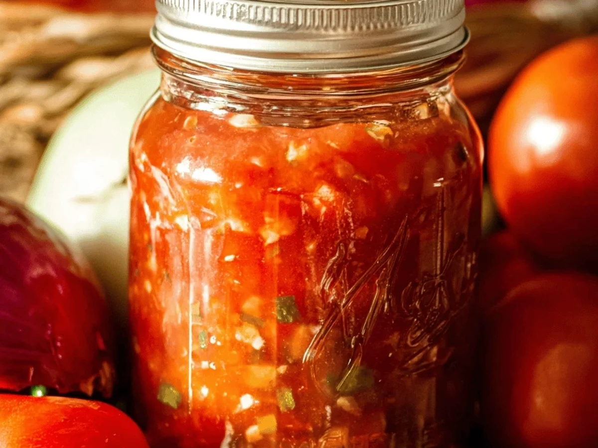 Tangy Homemade Canning Salsa: Garden Fresh Jars - Image 2