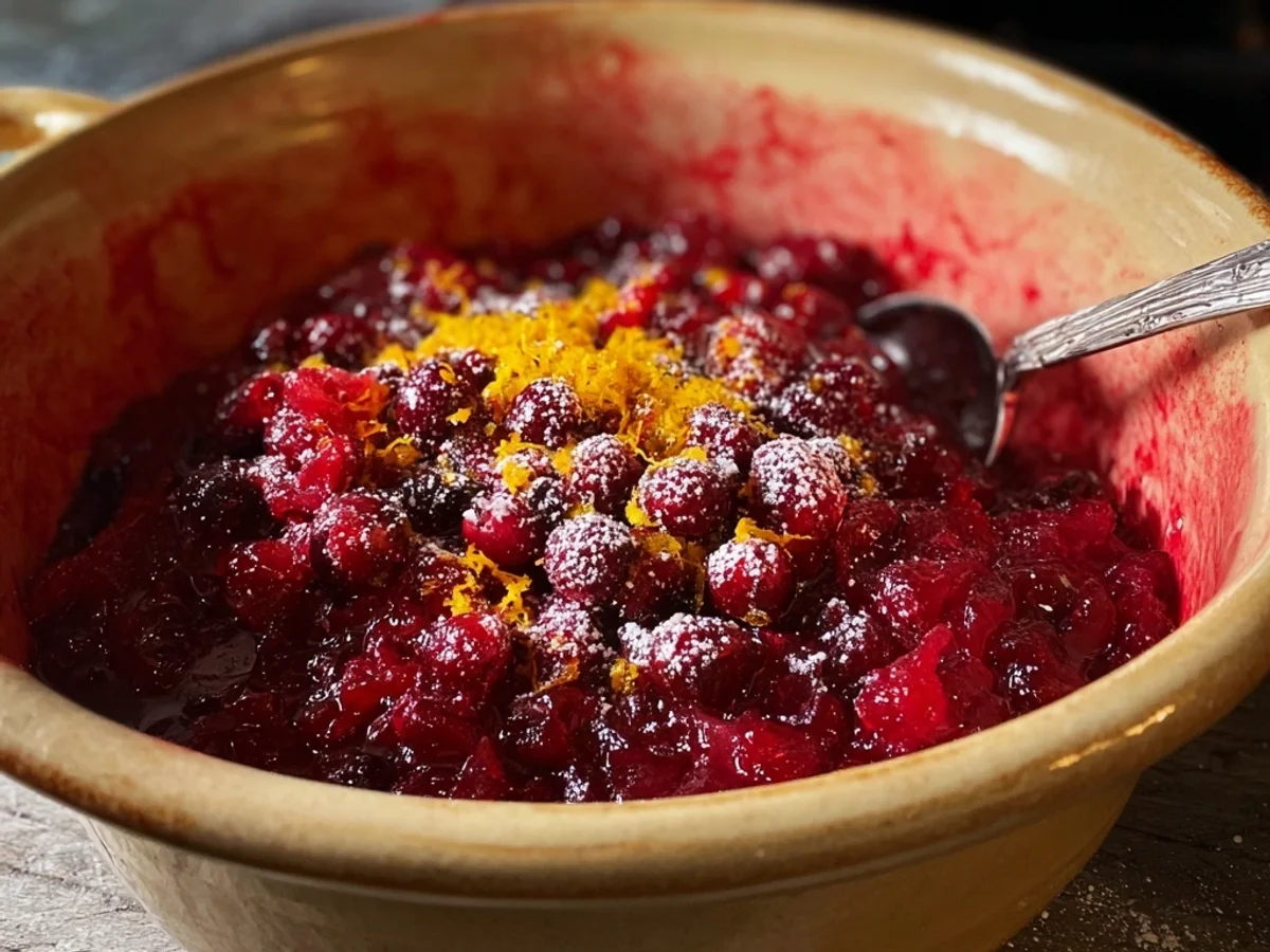 Tangy Homemade Cranberry Sauce: Simple & Sweet - Image 1