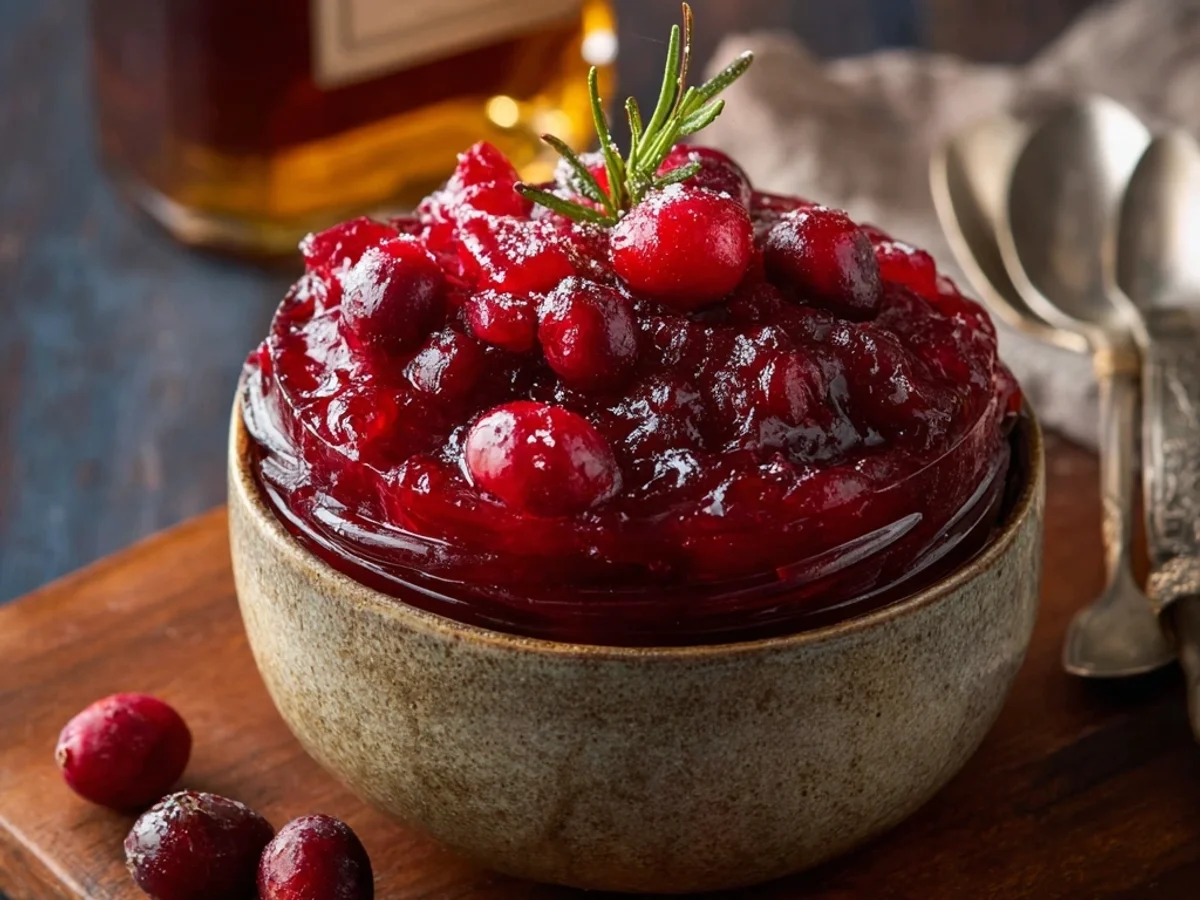 Tangy Honey Bourbon Cranberry Sauce Recipe - Image 2