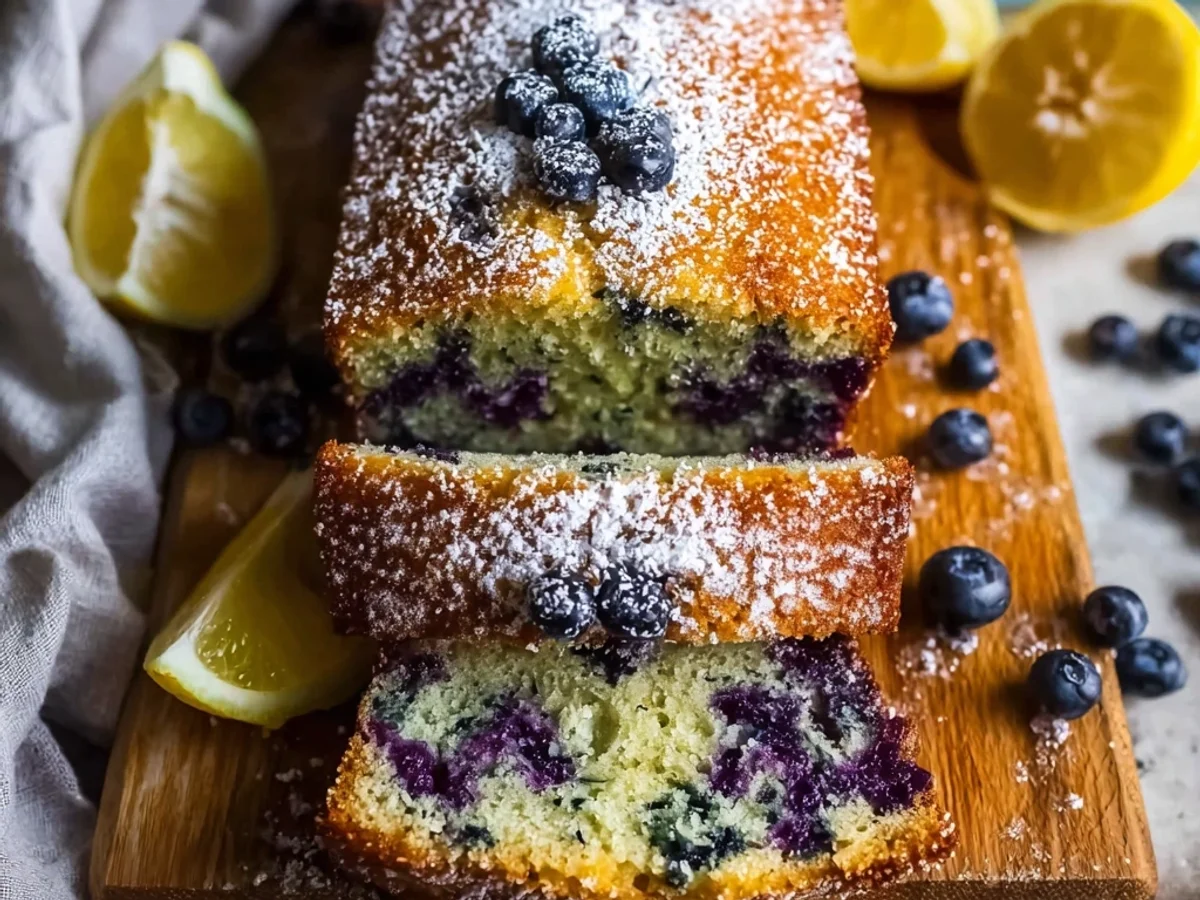 Tangy Lemon Blueberry Zucchini Bread: My Garden Bake - Image 1