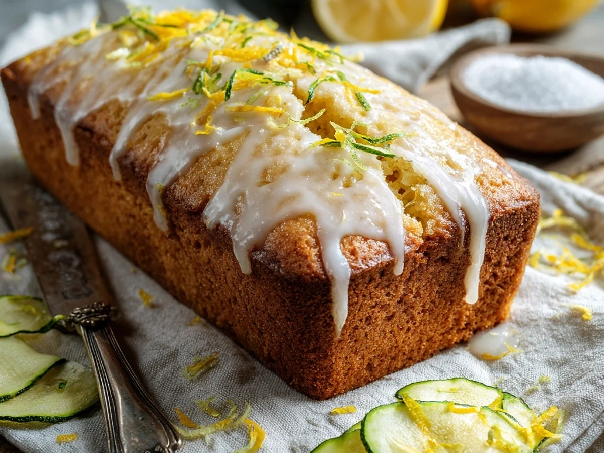 Tangy Lemon Zucchini Loaf: A Simple, Moist Slice - Image 2