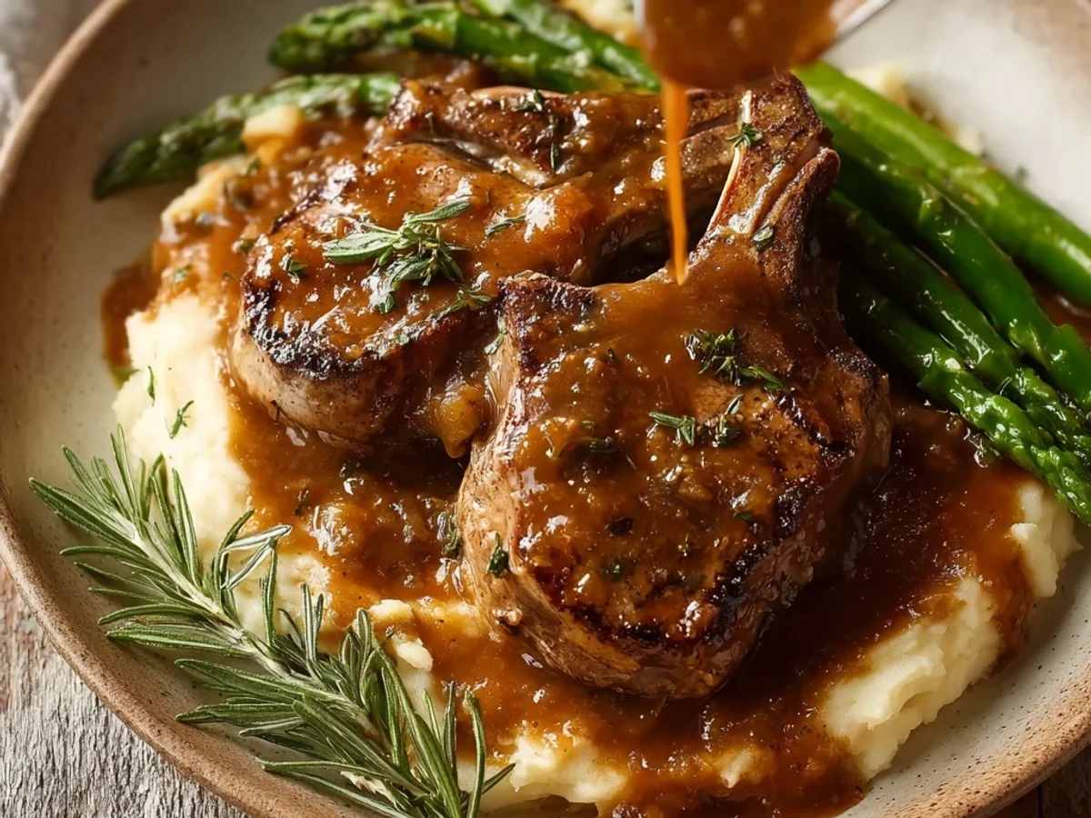 Tender Crock Pot Lamb Chops: Garlic & Rosemary - Image 2