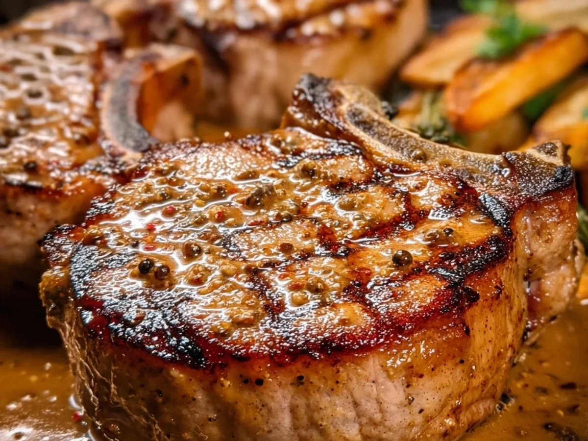 Texas Roadhouse Lamb Chops with Creamy Peppercorn Sauce - Image 2