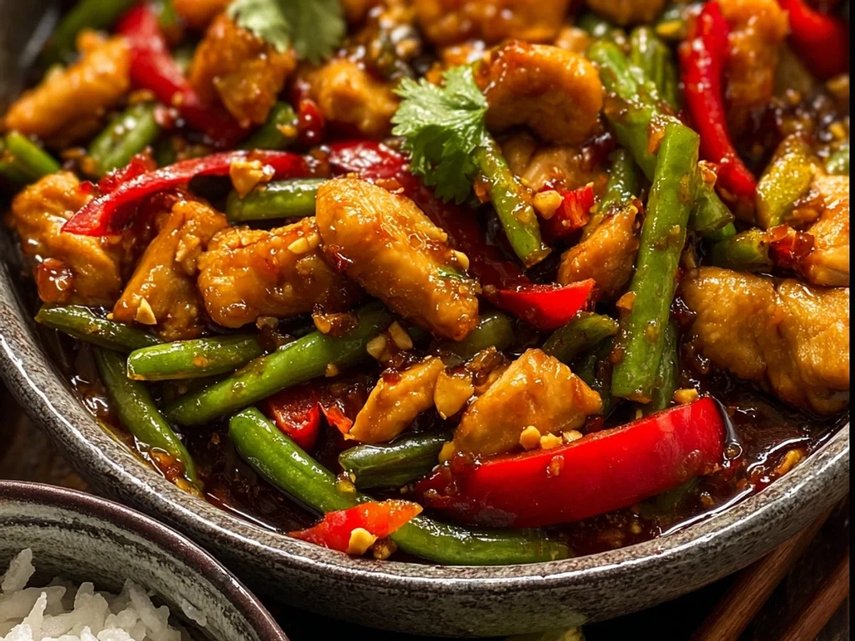 Thai Chicken Stir Fry with Green Beans: Quick & Zesty - Image 1