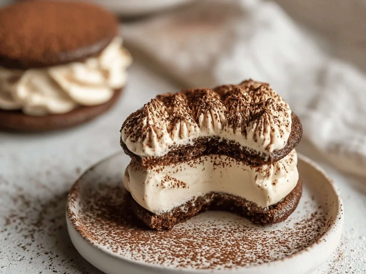 Tiramisu Sandwich Cookies Recipe - Image 2