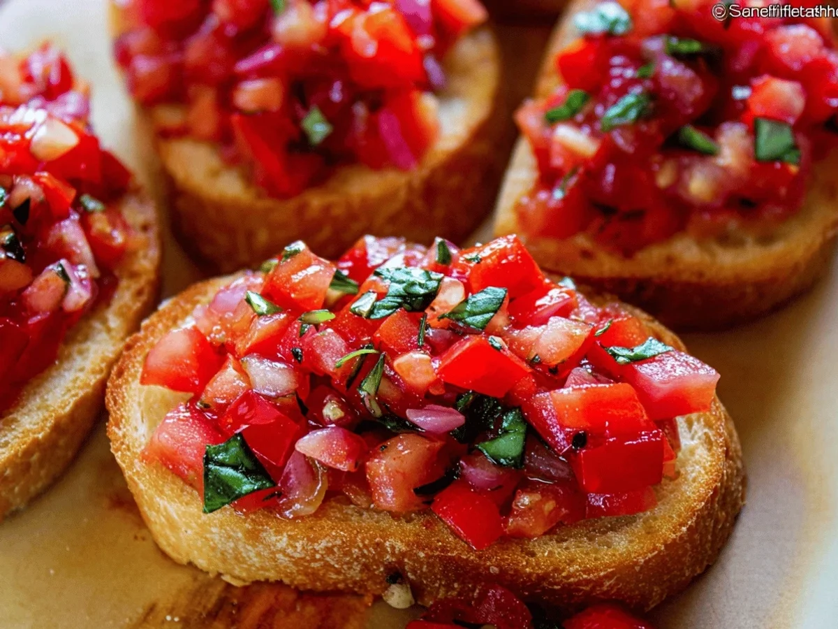 Tomato Basil Bruschetta – The Perfect Tasty Bite - Image 1