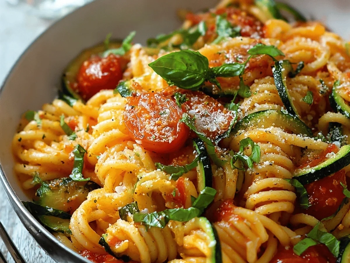 Tomato Zucchini Pasta: Quick & Easy Weeknight Meal - Image 2