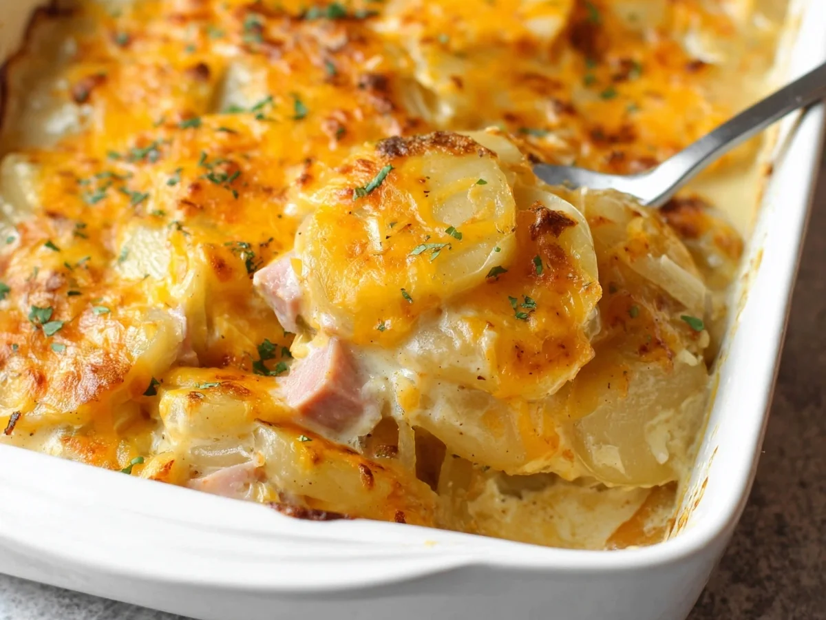 Turkey Ham & Potato Casserole: Simple Weeknight Meal - Image 1