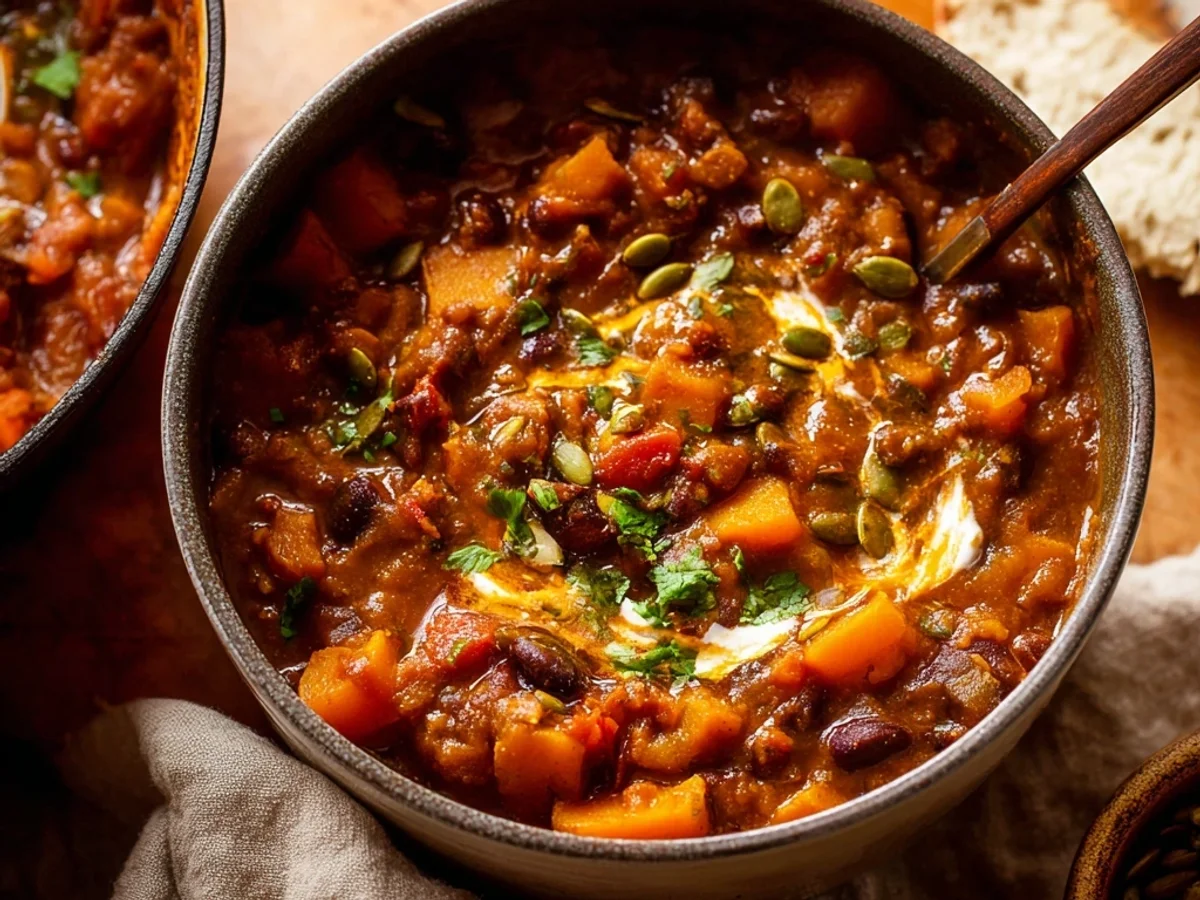 Vegetarian Pumpkin Chili: A Hearty Autumn Bowl - Image 2