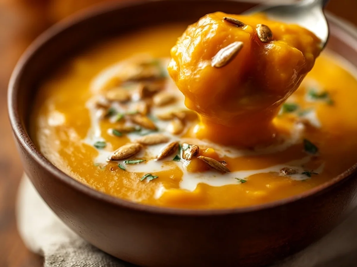 Velvety Butternut Squash Soup: A Comforting Puree - Image 1
