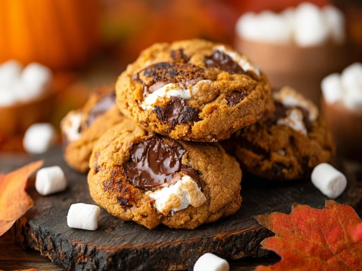 Warm Pumpkin S'mores Cookies: A Fall Treat You'll Adore - Image 1
