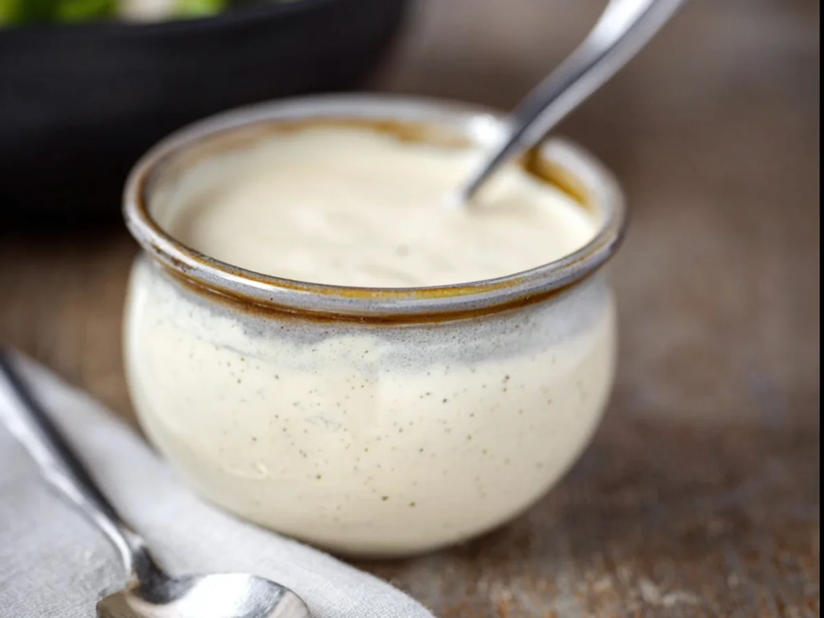 Zesty Creamy Caesar Salad Dressing: A Homemade Classic - Image 1