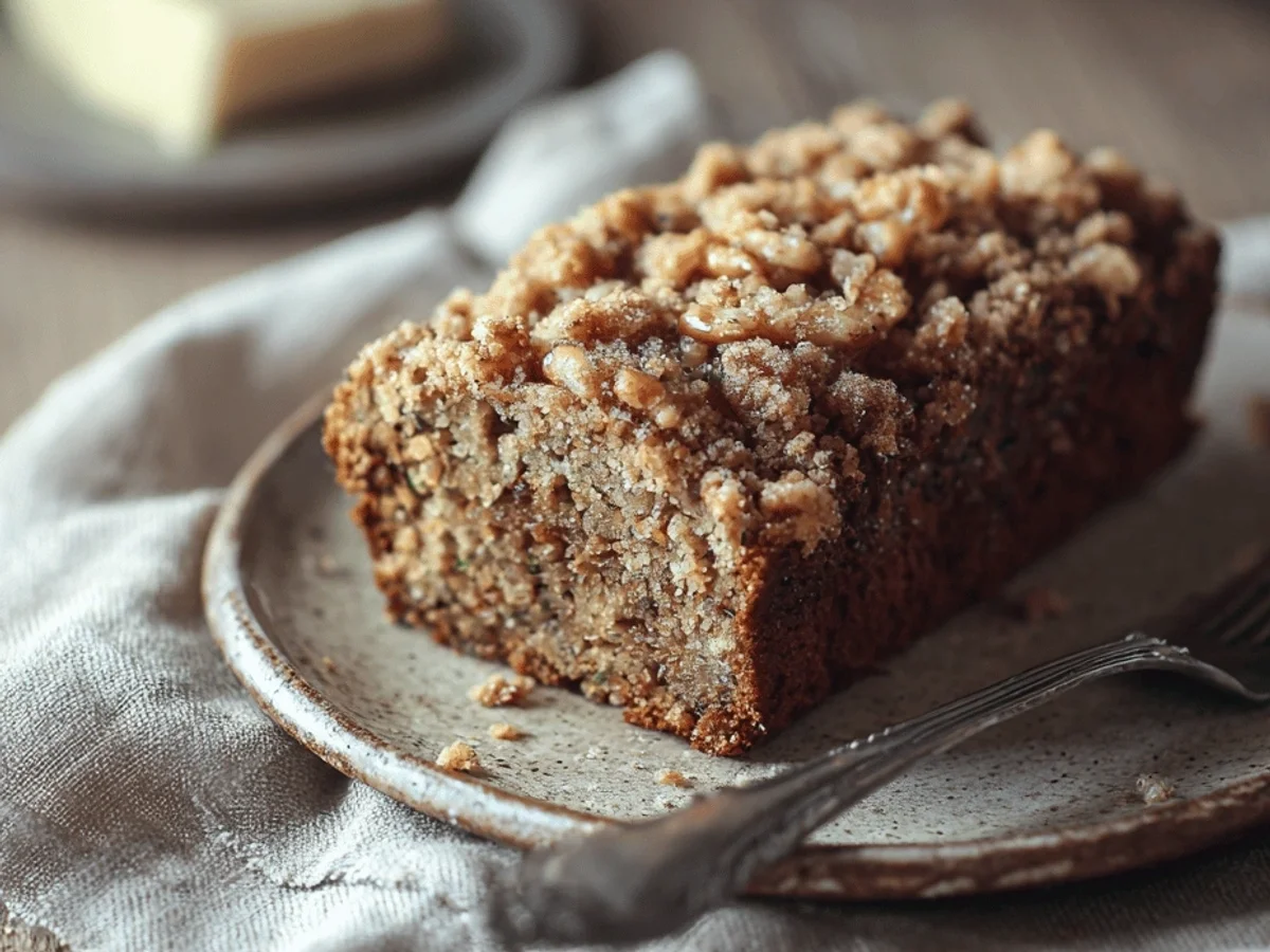 Zucchini Coffee Cake Bread with Streusel - Image 1