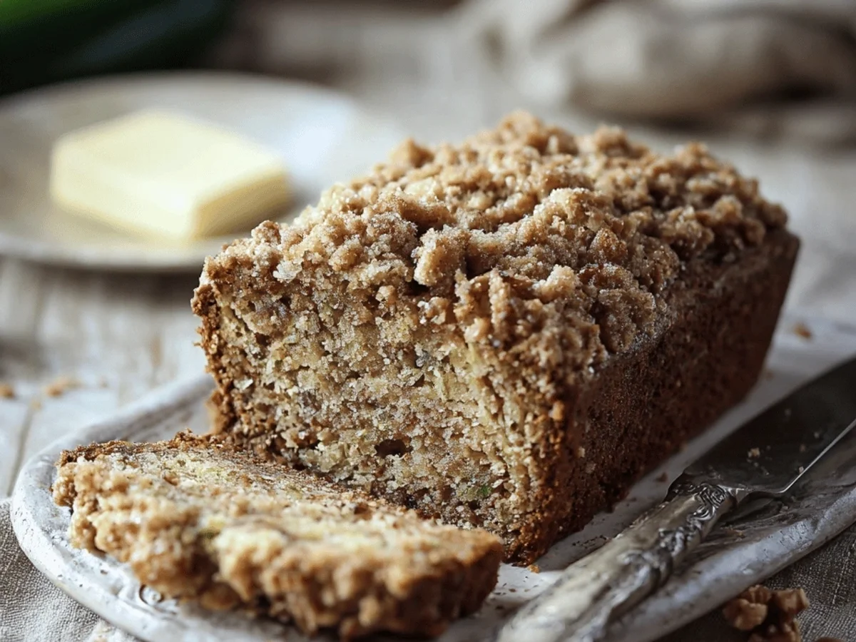 Zucchini Coffee Cake Bread with Streusel - Image 2