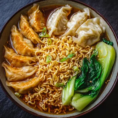 30-Minute Easy Potsticker Noodle Bowls
