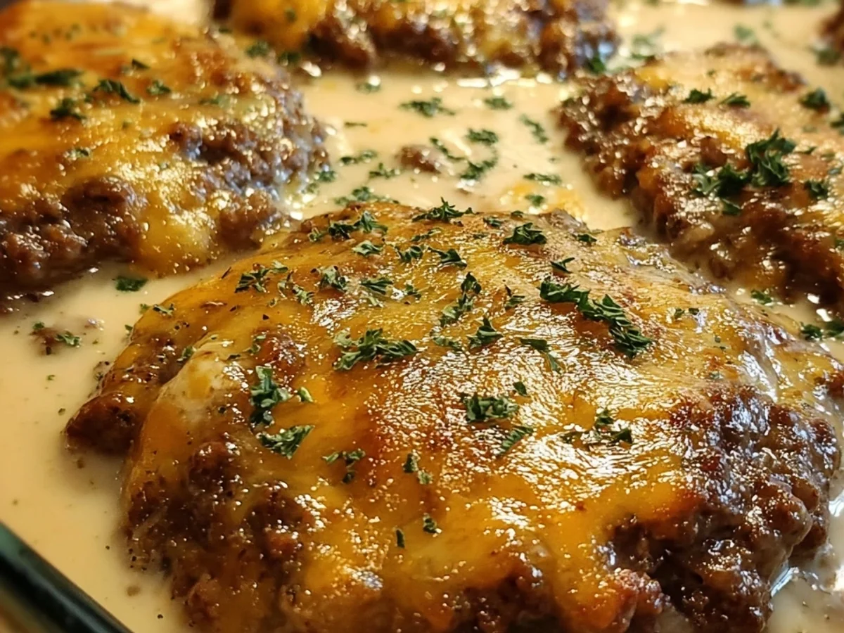 Amish Hamburger Steak Bake: Hearty Comfort Dinner - Featured Image