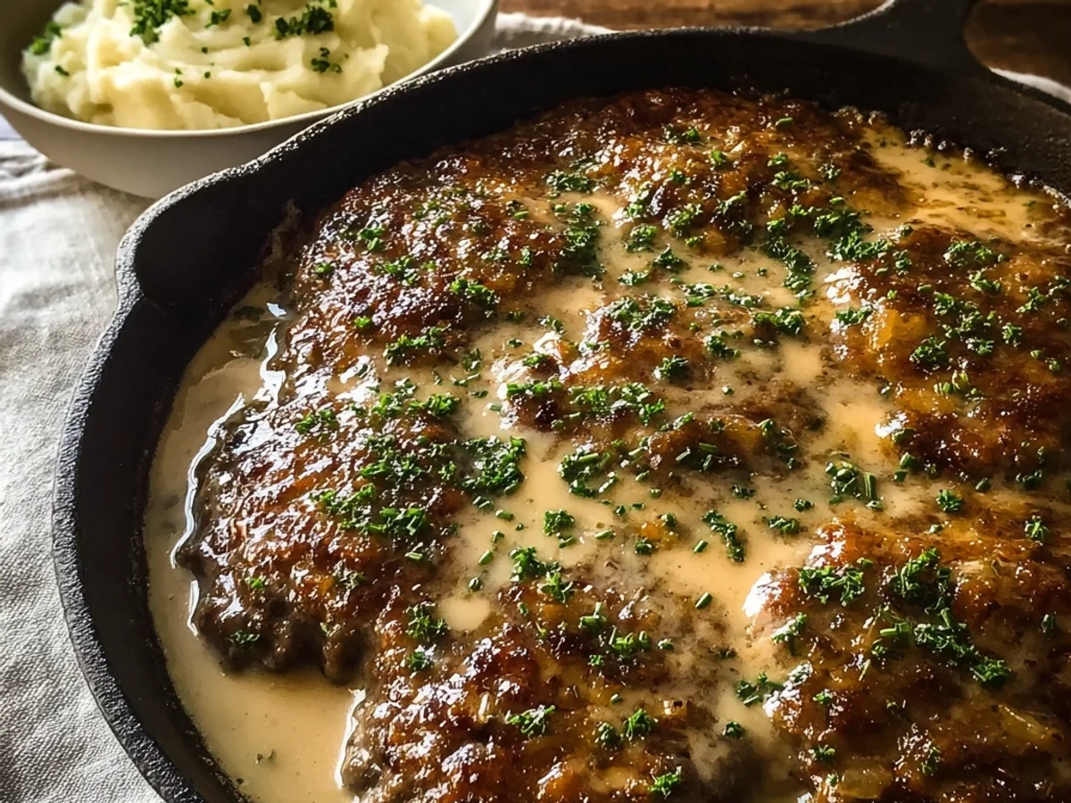 Amish Hamburger Steak Bake: Homestyle Comfort Casserole - Featured Image