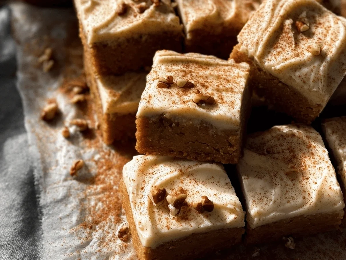 Apple Cinnamon Blondies: Easy Recipe for Cozy Treats - Featured Image