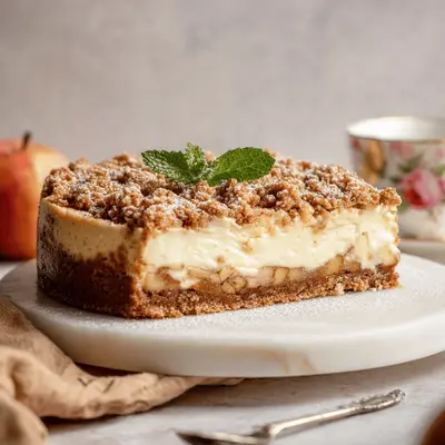 Apple Crumble Cheesecake Recipe: My Favorite Fall Treat