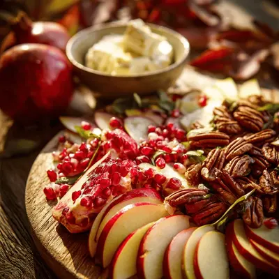 Apple Pomegranate Harvest Salad: Crisp & Tangy Greens