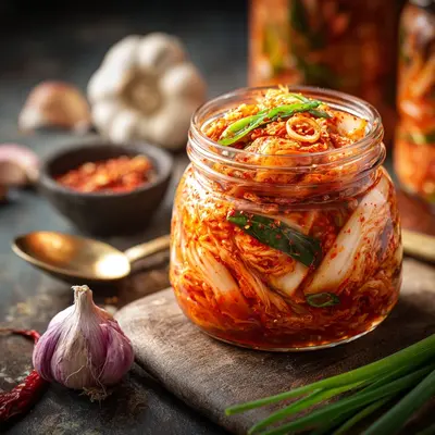 Authentic Korean Kimchi: Fermented Cabbage Recipe