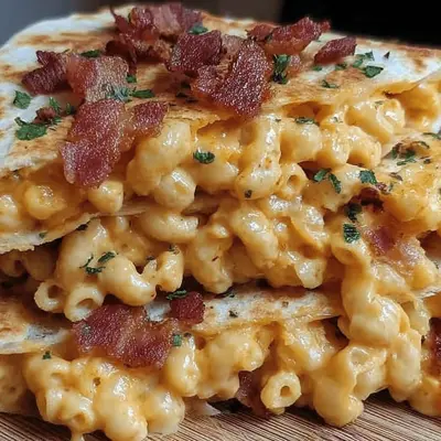 Bacon Ranch Mac & Cheese Quesadilla Recipe