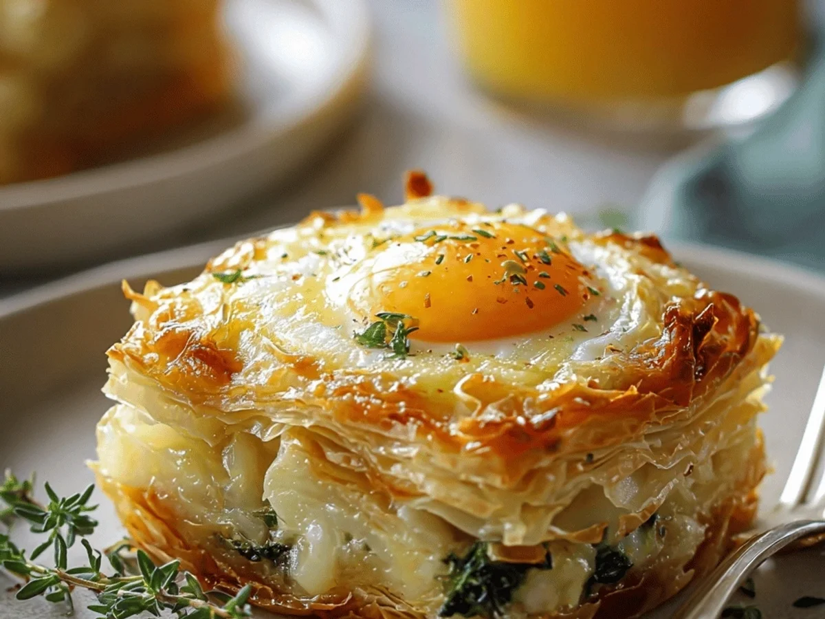 Baked Eggs Napoleon: Easy Brunch Perfection - Featured Image