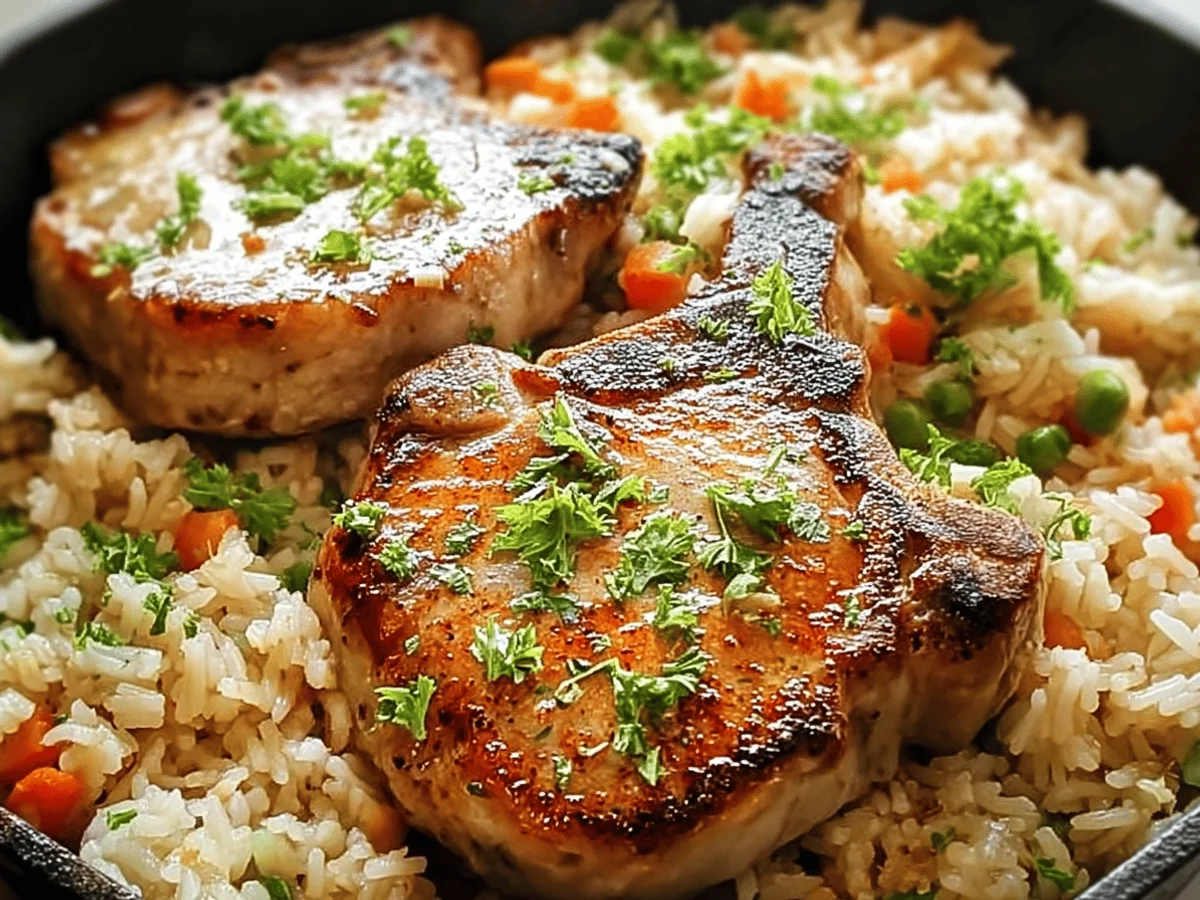 Baked Pork Chops and Rice: A Hearty Comfort Food Delight - Featured Image