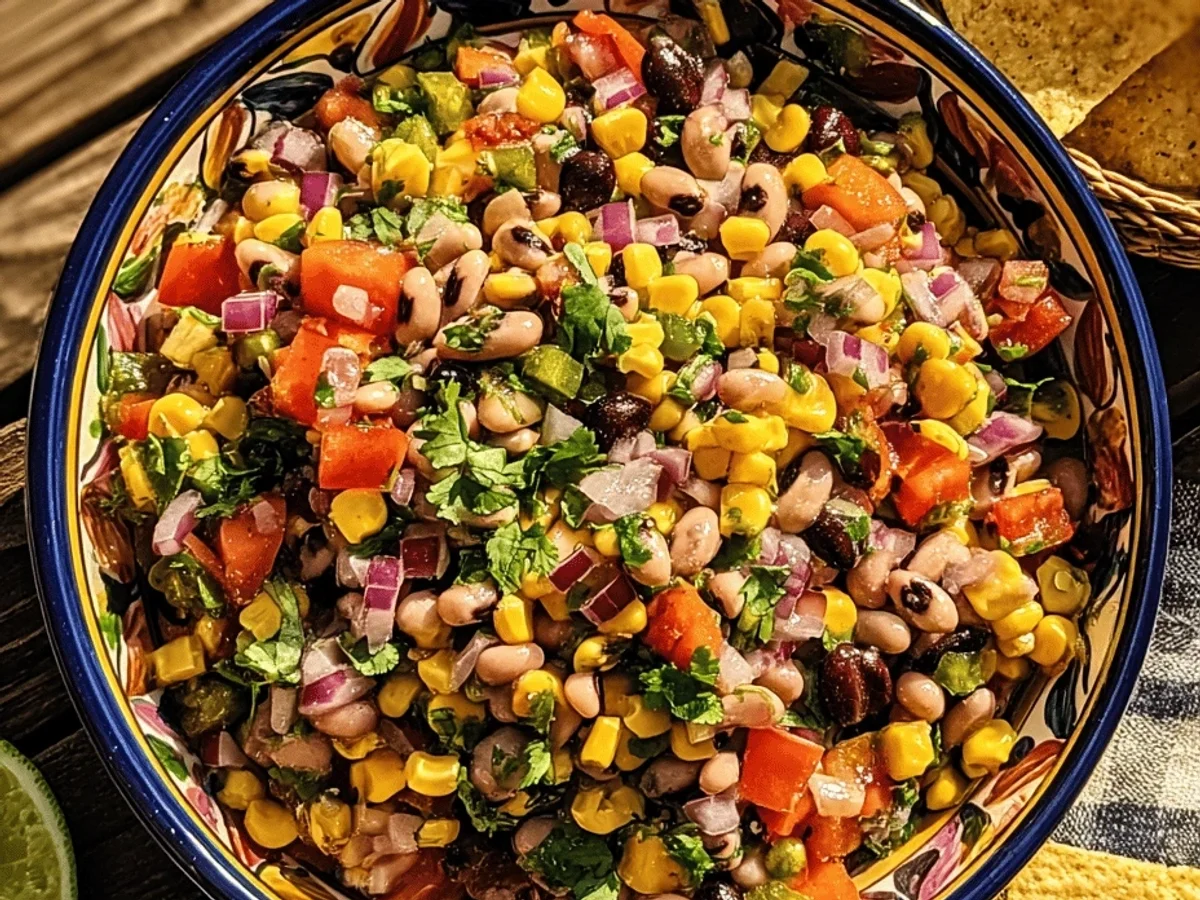Best Cowboy Caviar Ever! Easy & Fresh Dip - Featured Image
