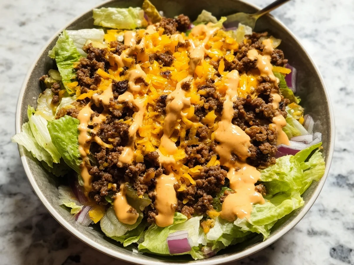 Big Mac Salad: Classic Flavor, No Bun Needed - Featured Image