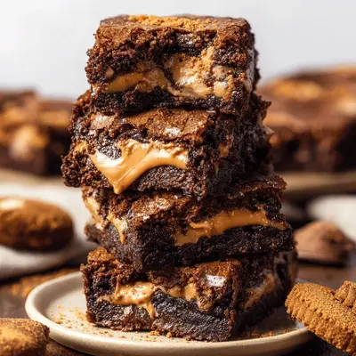 Biscoff Brownies: Delicious Cookie Butter Treat
